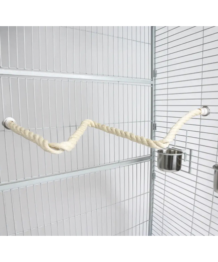 Parrot-Supplies Sisal Rope Zig Zag Parrot Perch - 100cm Parrot-Supplies Sisal Rope Zig Zag Parrot Perch - 100cm